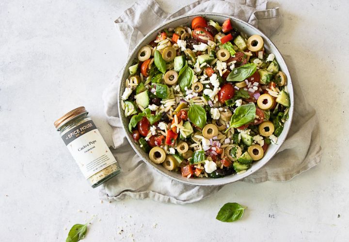 Herby Mediterranean Orzo Salad