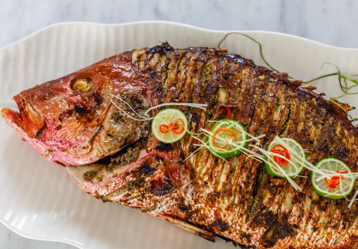 Whole Roasted Chinese Red Snapper Recipe