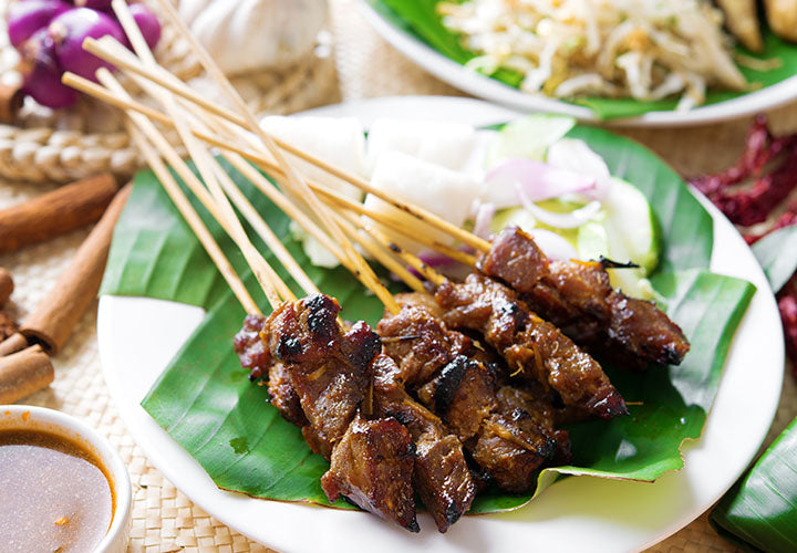 Beef Skewers with Cooling Salad Recipe - The Spice House