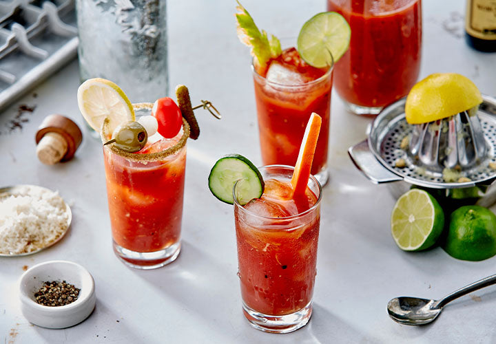 Spicy Bloody Mary Cocktails - SueBee Homemaker