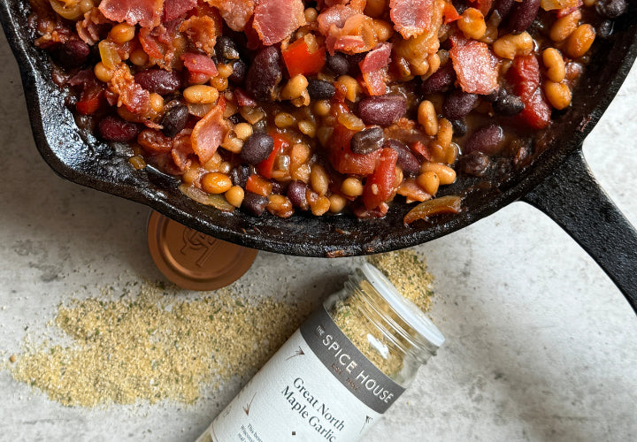 Cast Iron Cowboy Baked Beans