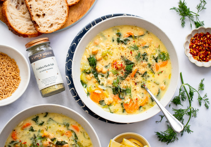 Lemony Chickpea Soup