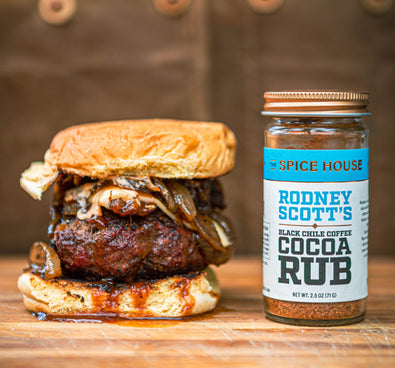 Cocoa Rub Burger